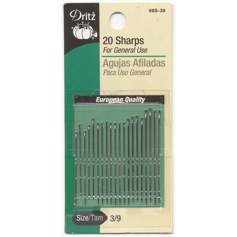 Dritz - Sharps Hand Needles - Assorted Sizes - 3-9