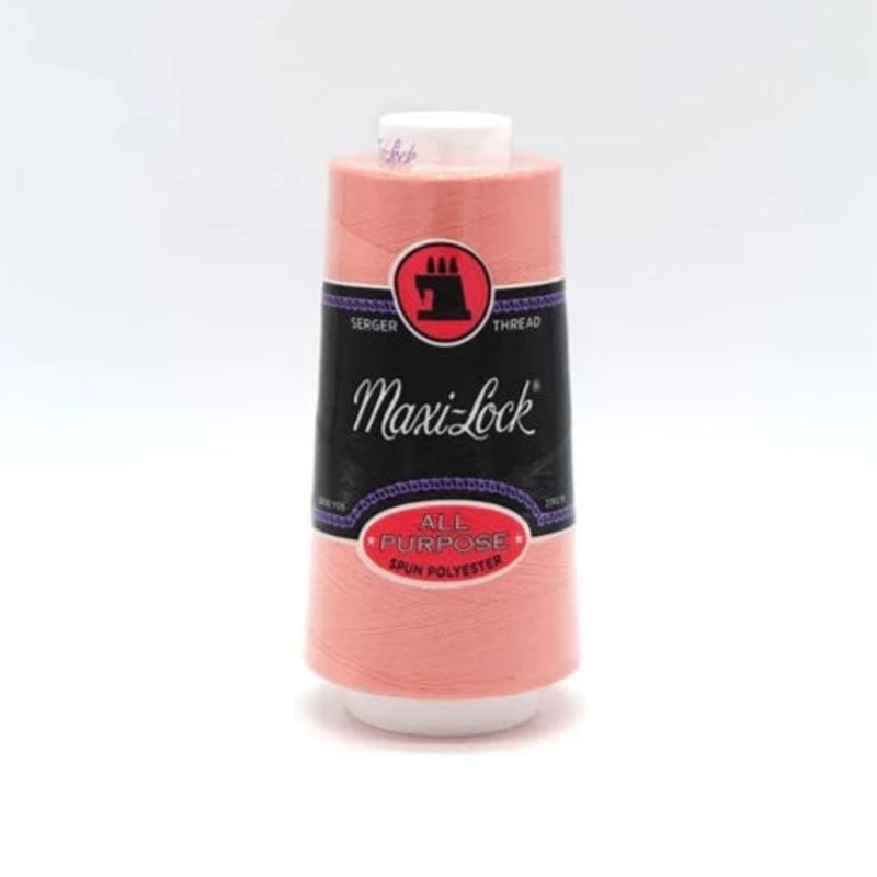 Maxi-lock All Purpose Polyester 50wt Serger Thread - 3000 yards each - Tea Rose
