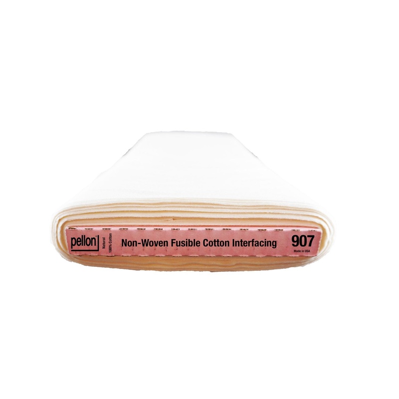 Non-Woven Fusible Cotton Interfacing - White - 907F - 20 wide