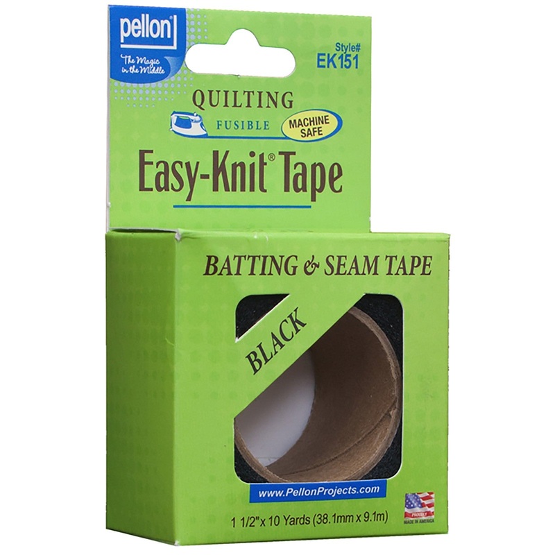 Pellon Easy-Knit Tape Fusible Stabilizing Seam Tape - EK151 -  1-1/2 x 10 Yards