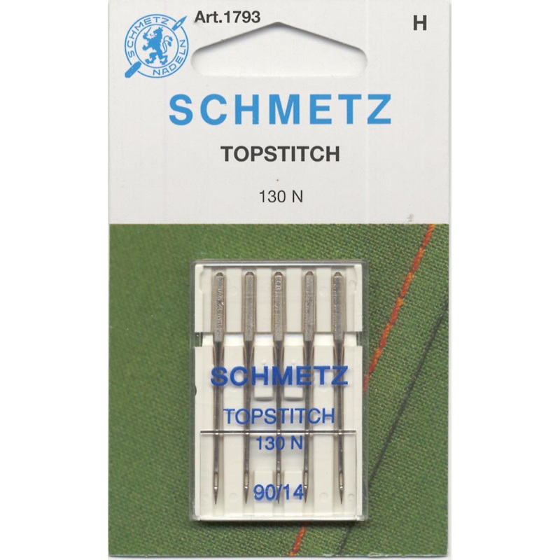 Schmetz #1793 Topstitch Needle Carded - 90/14 - 5 count