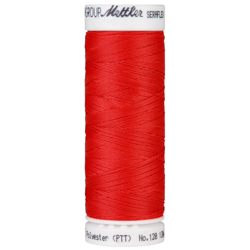 Seraflex - Mettler - Stretch Thread - For Stretchy Seams - 130 Meters - Candy Apple