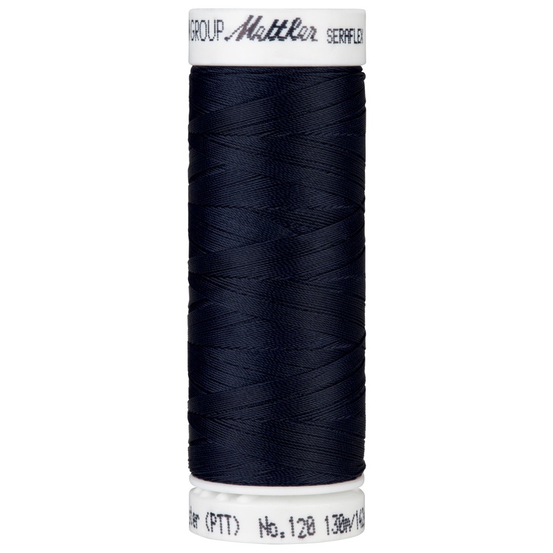 Seraflex - Mettler - Stretch Thread - For Stretchy Seams - 130 Meters - Darkest Blue