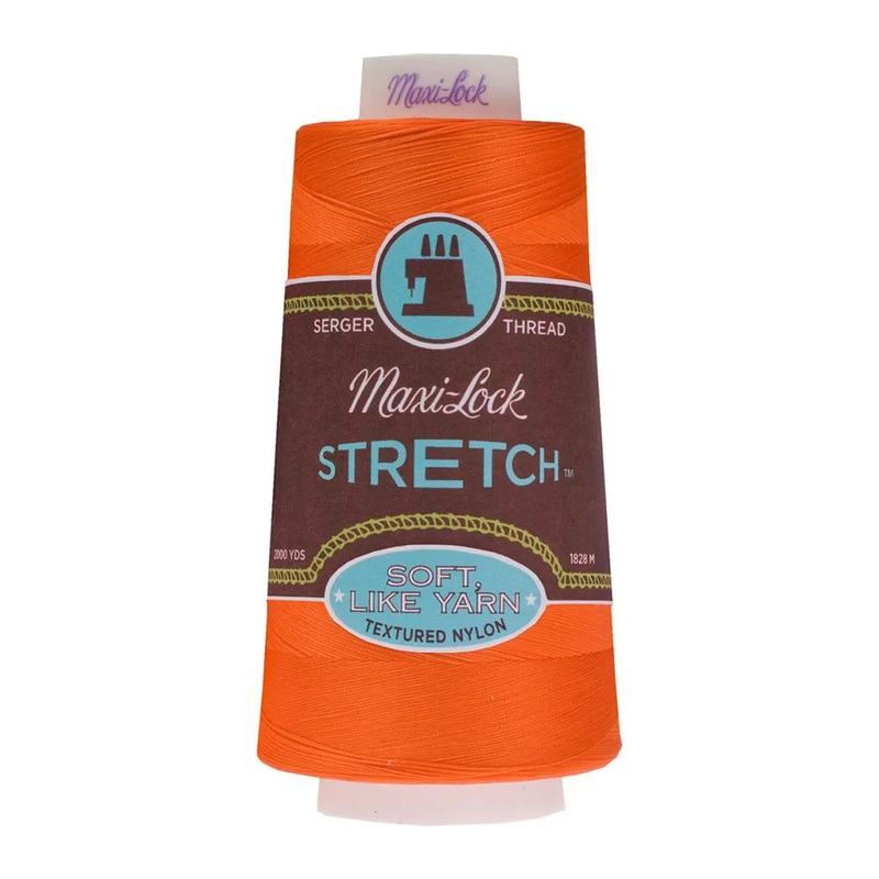 Maxi-lock Serger Stretch Thread Polyester 35wt Thread - 2000 yards each - Toboggan