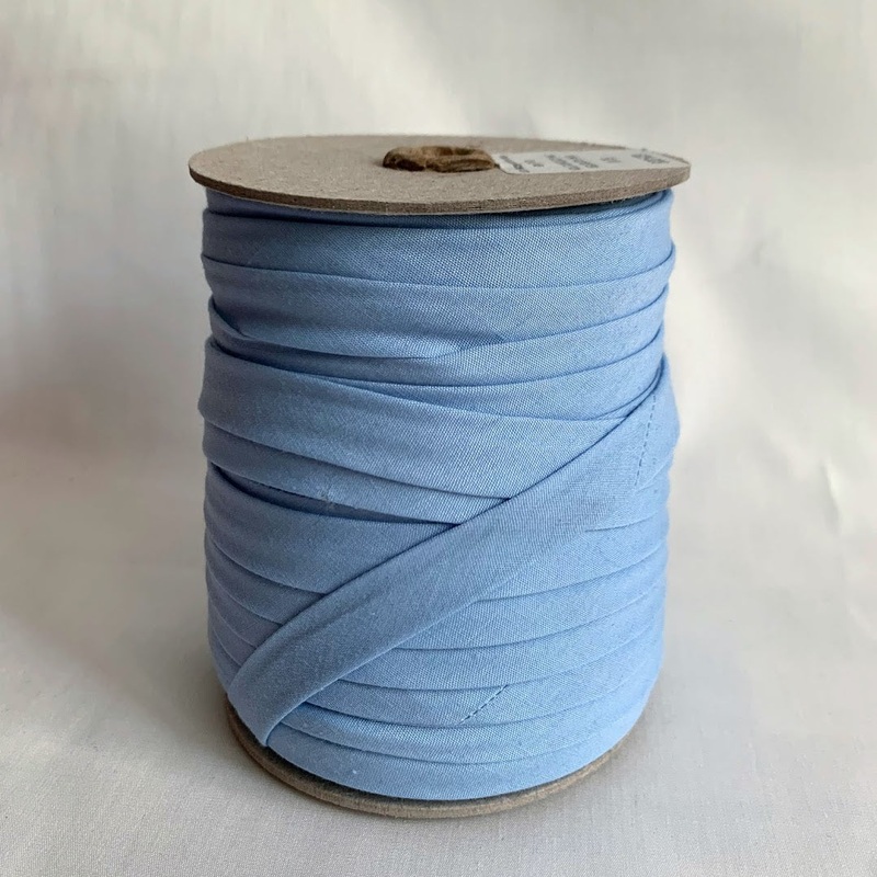 Extra Wide Double Fold Bias Tape 13mm (1/2) - Baby Blue