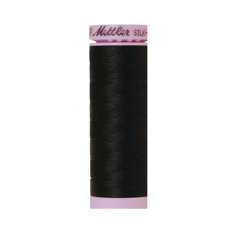 Mettler - Silk Finish Cotton Thread - 150 Meters - Black