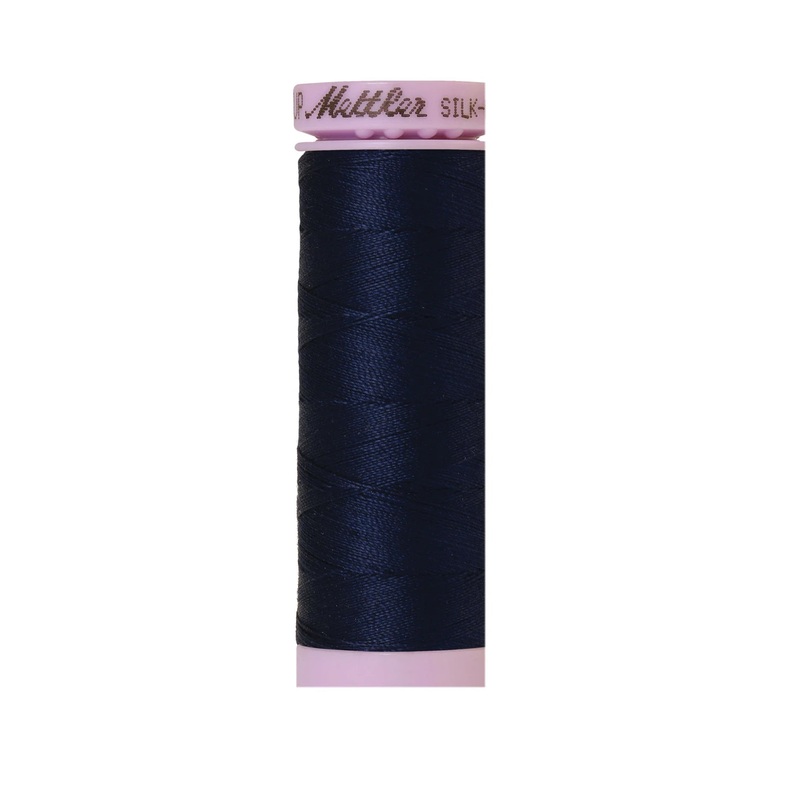 Mettler - Silk Finish Cotton Thread - 150 Meters - Navy
