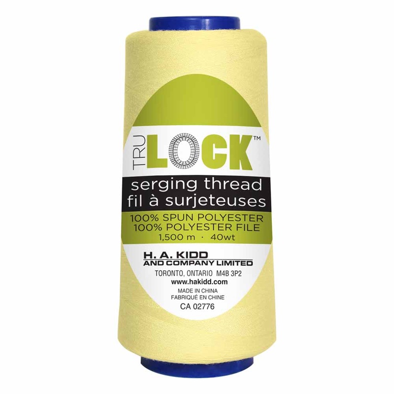 TRULOCK Serging Thread - Yellow - 1500m