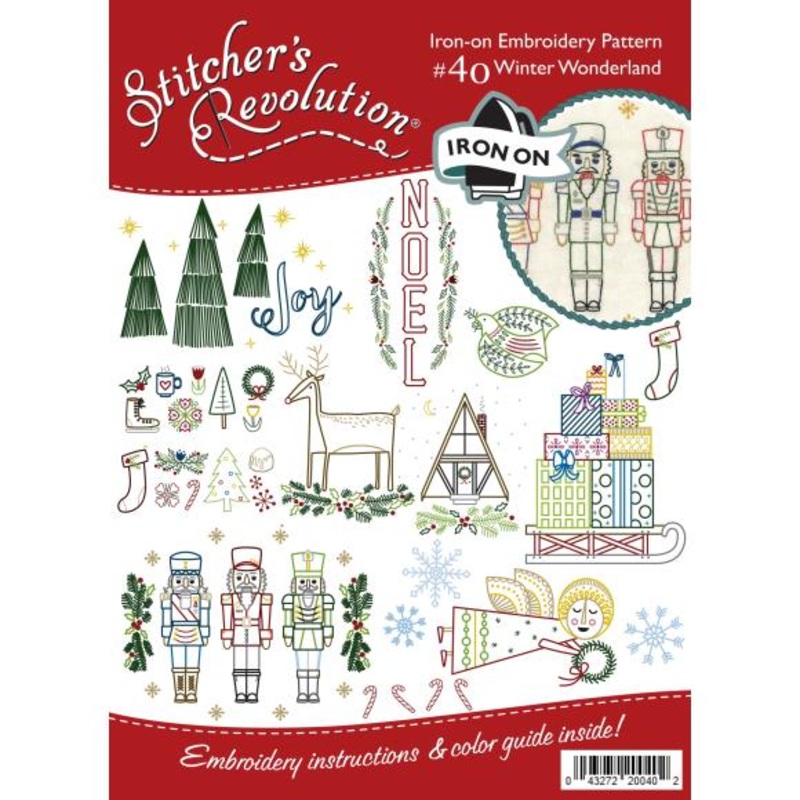 Stitcher's Revolution Iron-On Transfers Winter Wonderland
