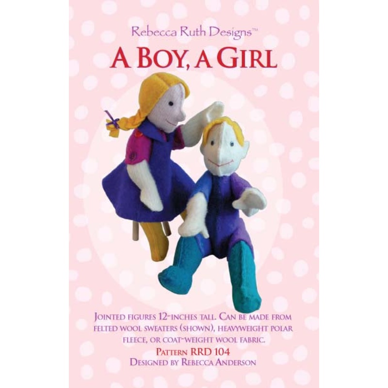 A Boy, A Girl Doll Pattern