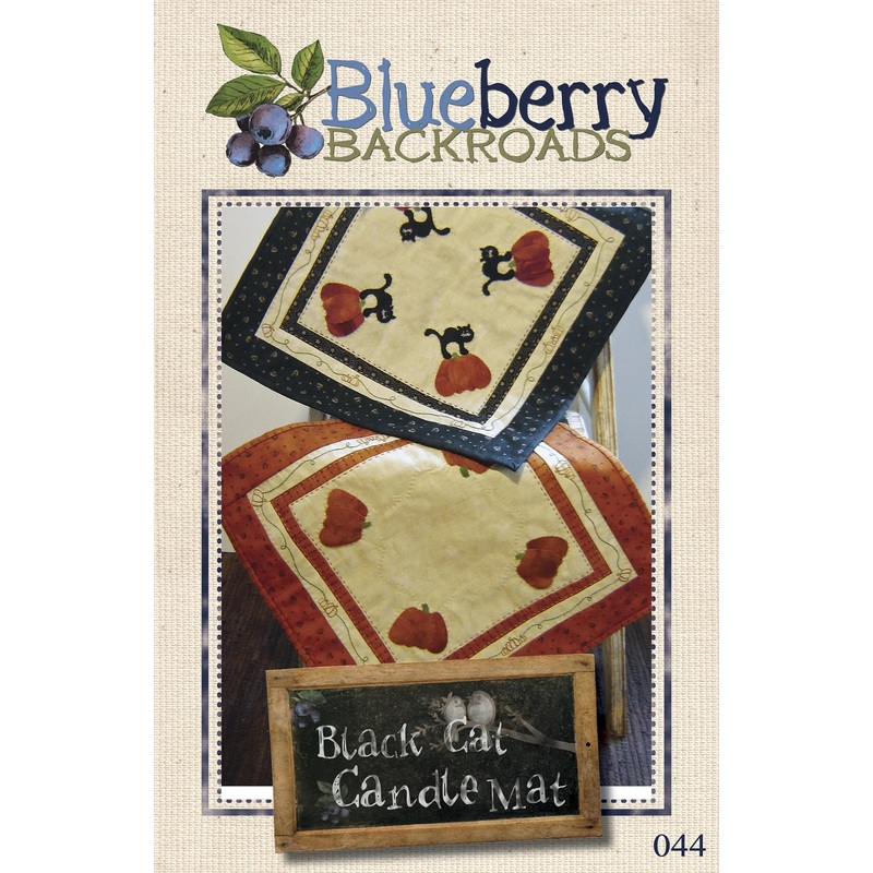 Black Cat Candle Mat Pattern
