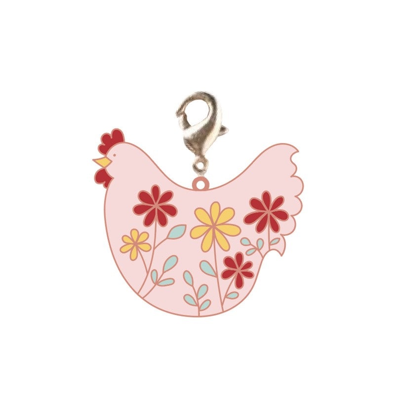 Chicken Zipper Pull Charm