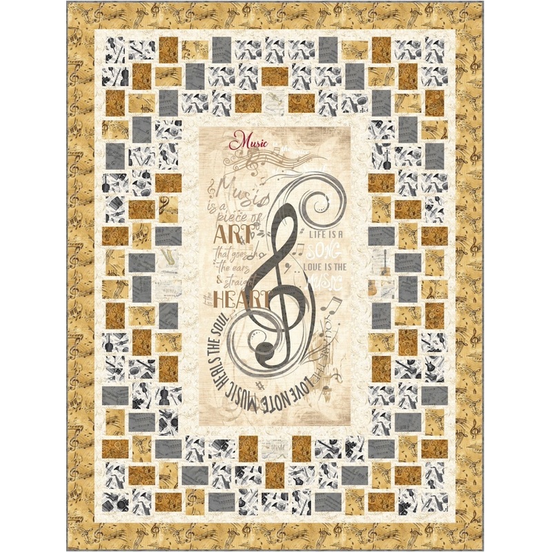 Surrounded by Music Downloadable Pattern