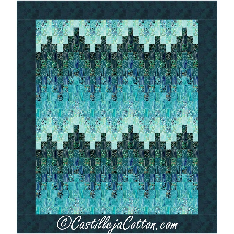 Bargello Breakers Ebb Quilt Pattern