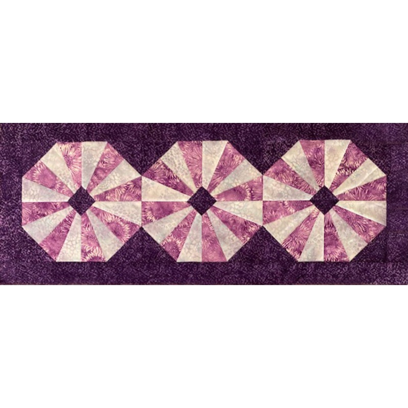 Rolling Along Table Runner Downloadable Pattern