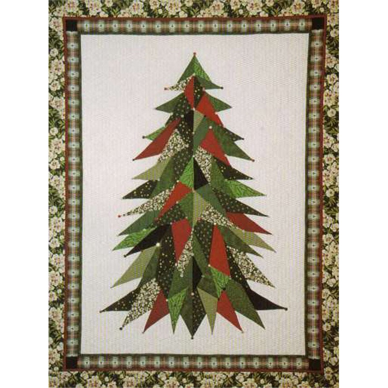 Sage Country Christmas Tree Quilt Pattern