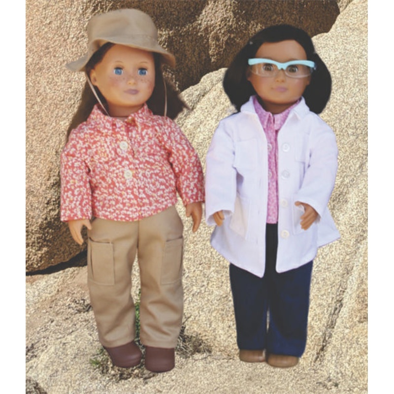 Scientist and Geologist Doll Clothes Pattern
