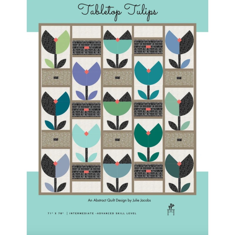 Tabletop Tulips Downloadable Pattern