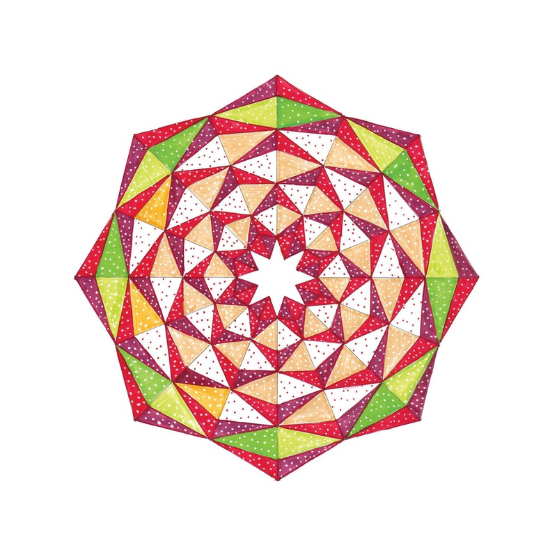 Arabesque Tree Skirt Quilt Pattern