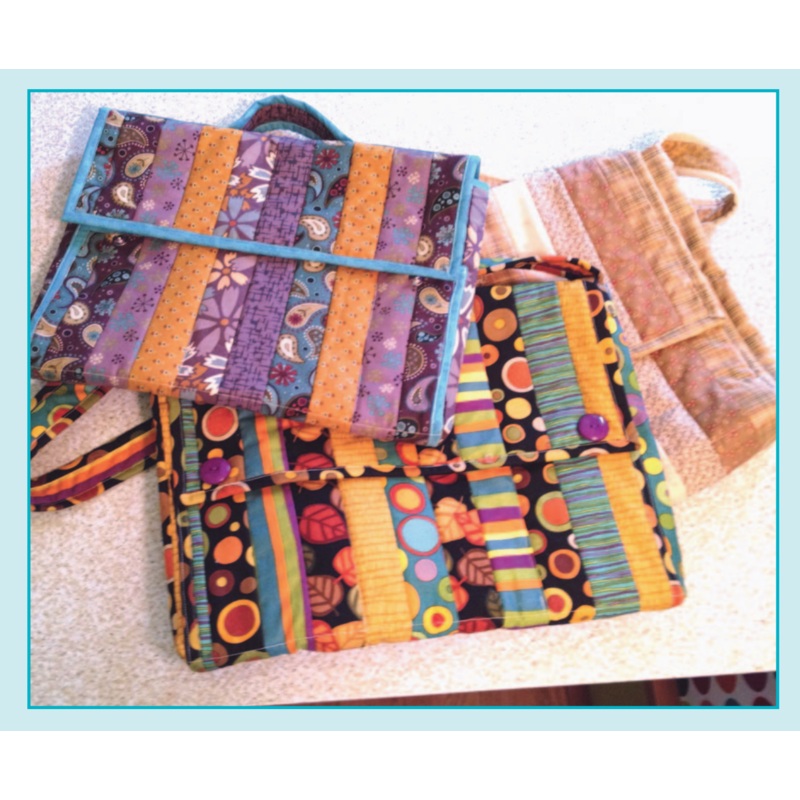 Trio of Laptop Totes Downloadable Pattern