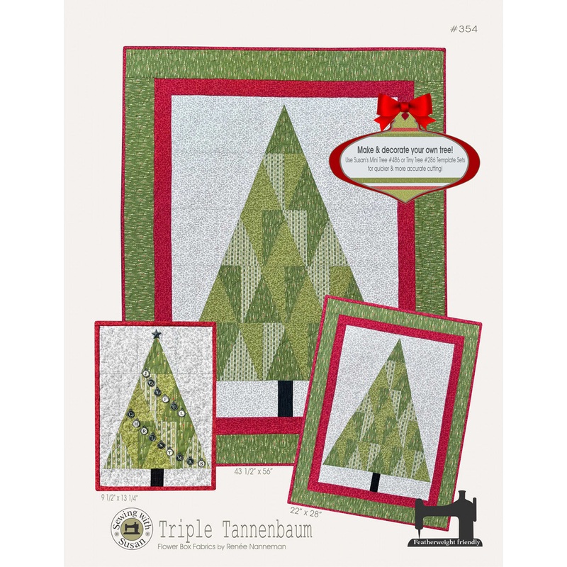 Triple Tannenbaum Quilt Pattern