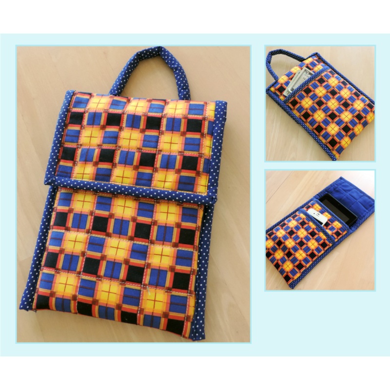 Vertical Tablet Tote Downloadable Pattern