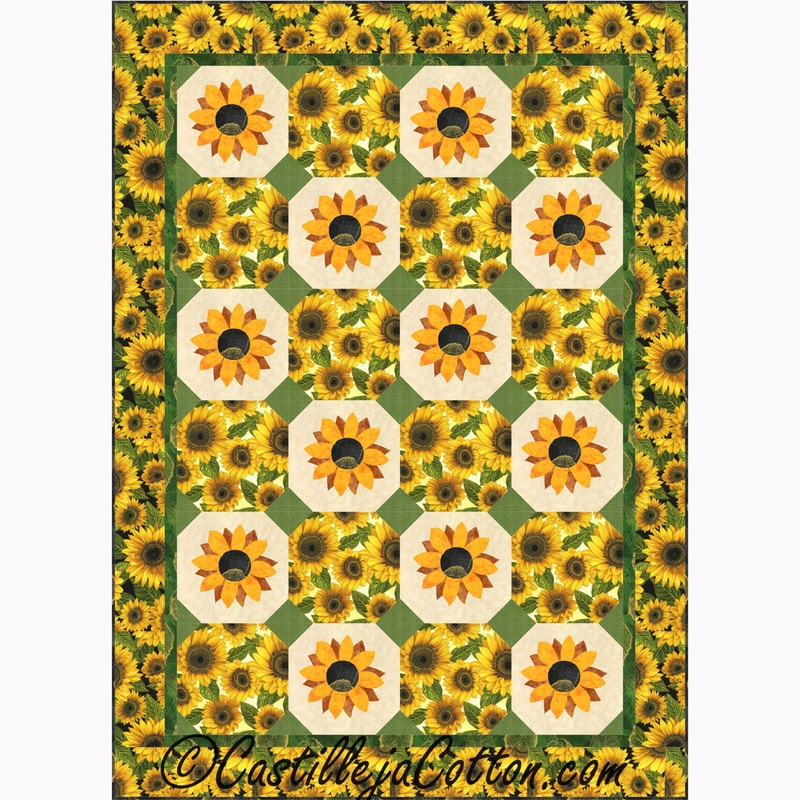 Field of Sunflowers Downloadable Pattern