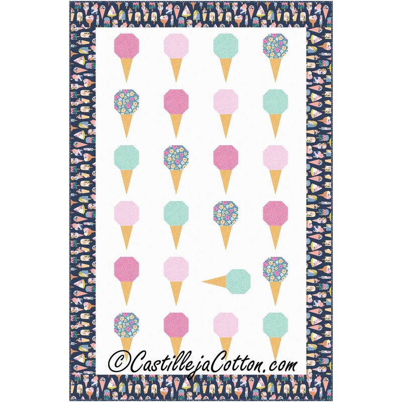 Ice Cream Cone Lap Downloadable Pattern