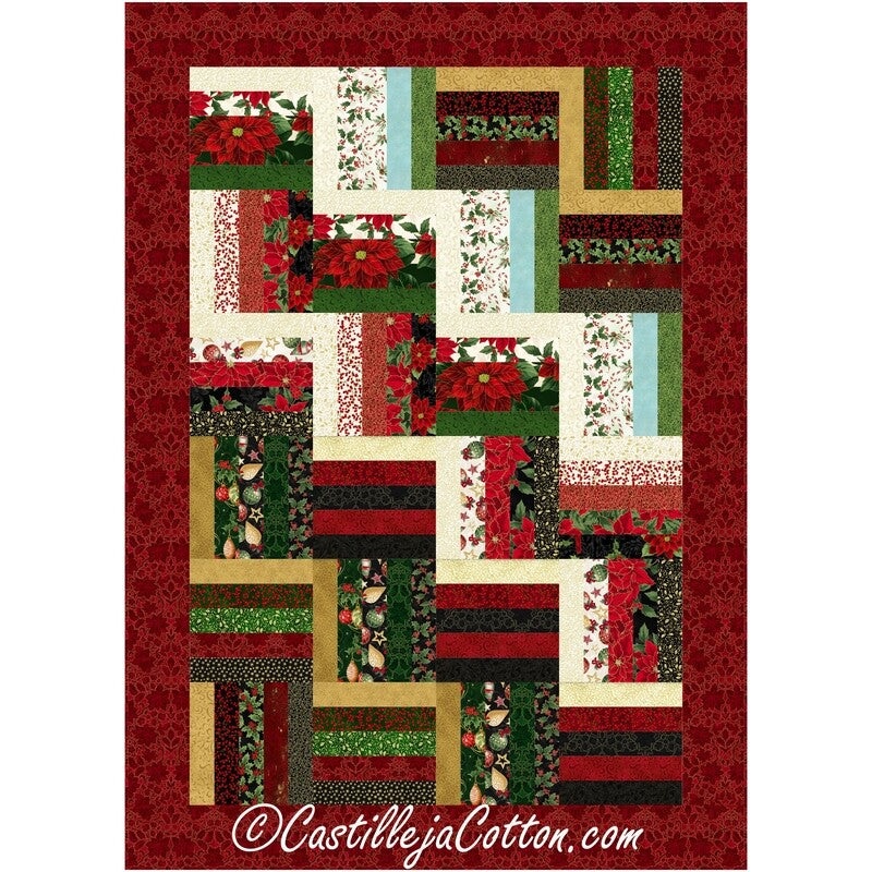 Jingle Rail Fence Downloadable Pattern
