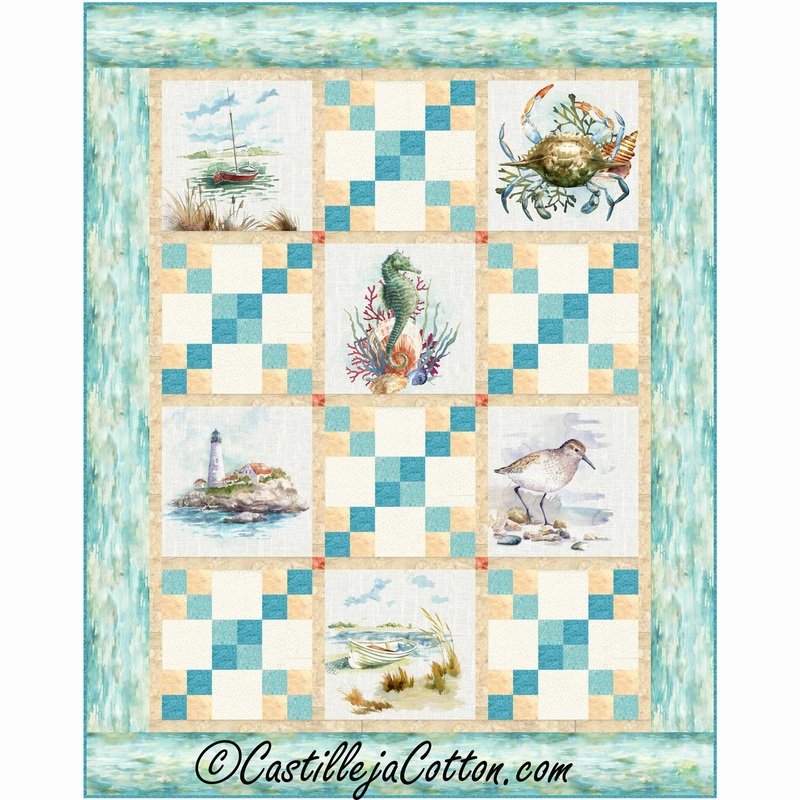 Lighthouses and Boats Downloadable Pattern