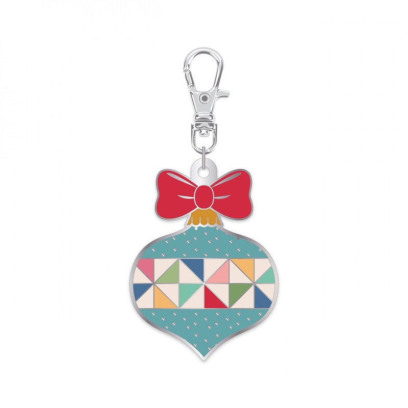 Lori Holt Enamel Happy Charm Ornament