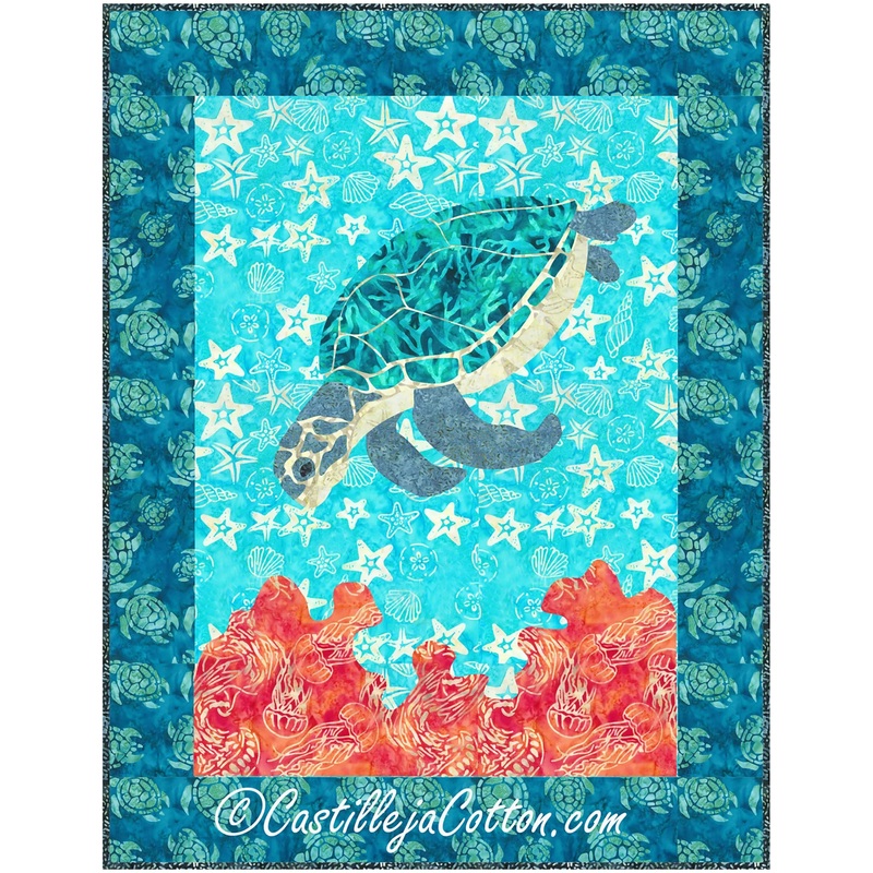 Mortimer the Turtle Quilt Pattern