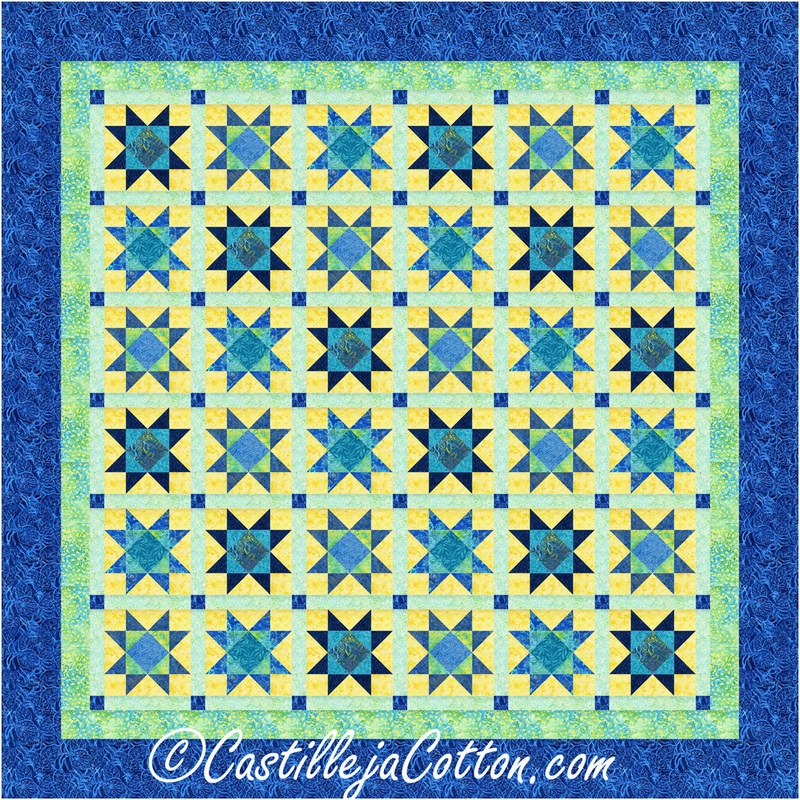 Seaglass Stars King Downloadable Pattern