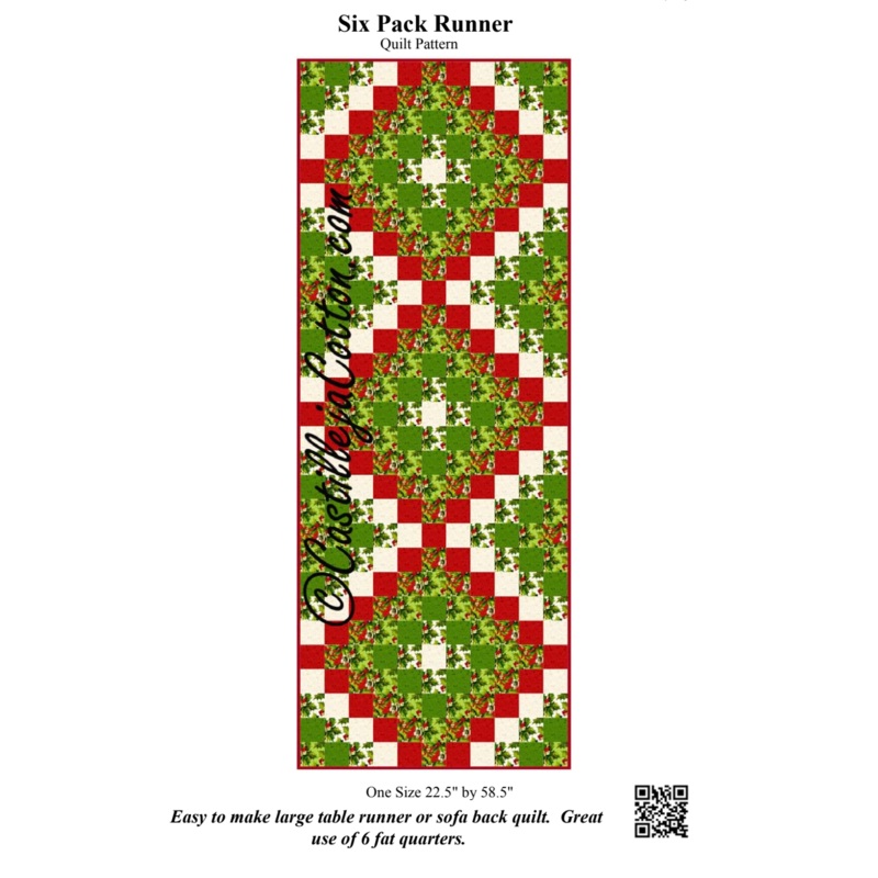 Six Pack Trip Runner Downloadable Pattern
