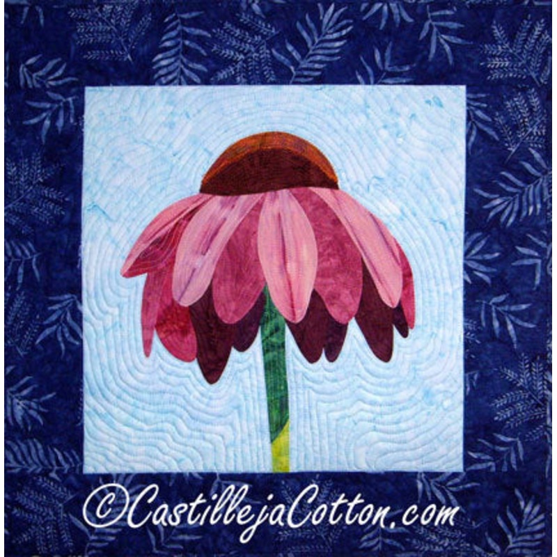 Solitary Cone Flower Downloadable Pattern