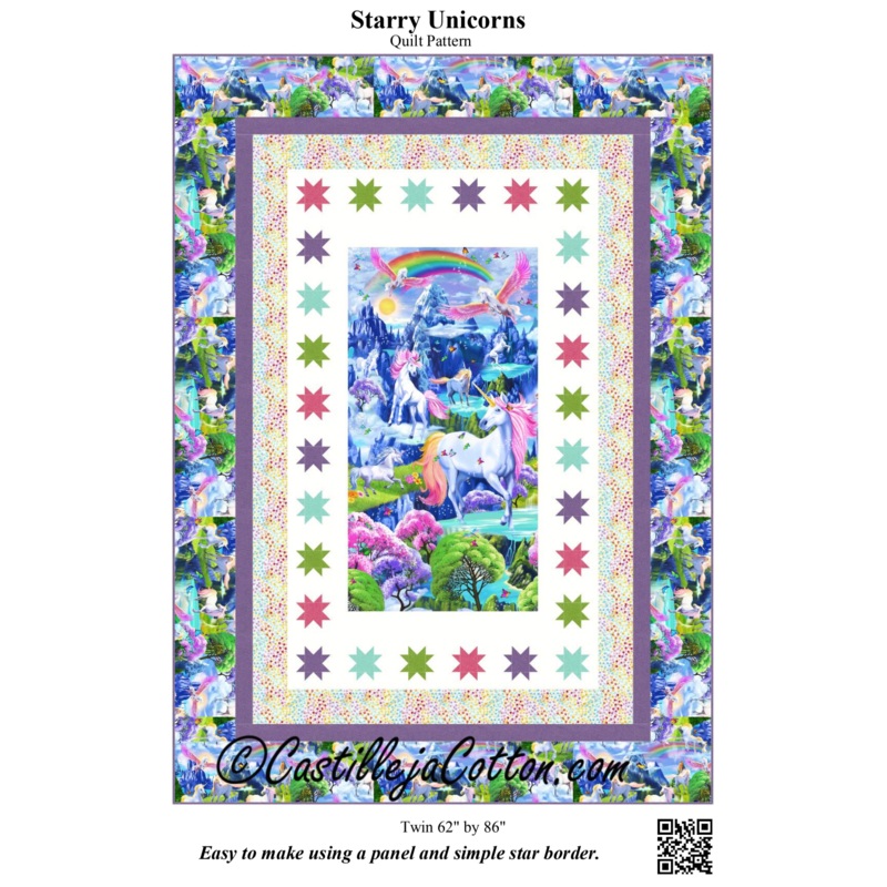 Starry Unicorns Downloadable Pattern