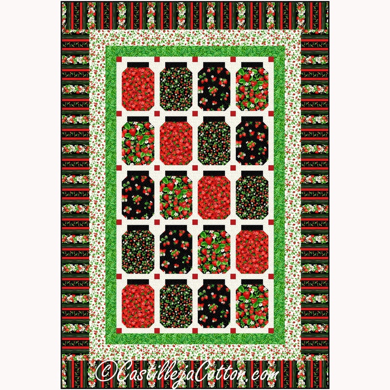 Strawberry Jars Downloadable Pattern