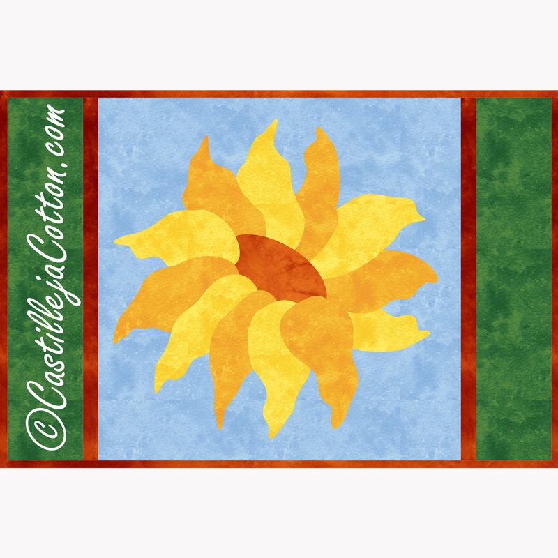 Sunflower Placemats Downloadable Pattern