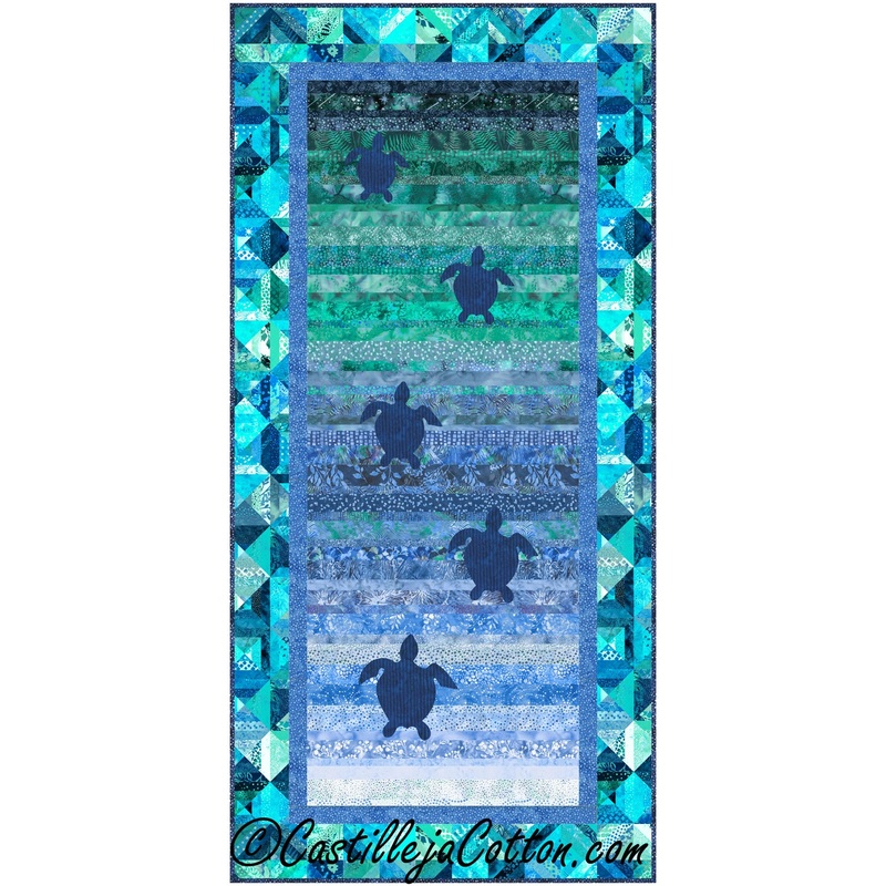 Turtles To The Sea Downloadable Pattern