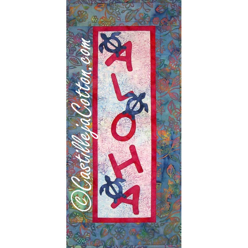 Aloha With Turtles Downloadable Pattern