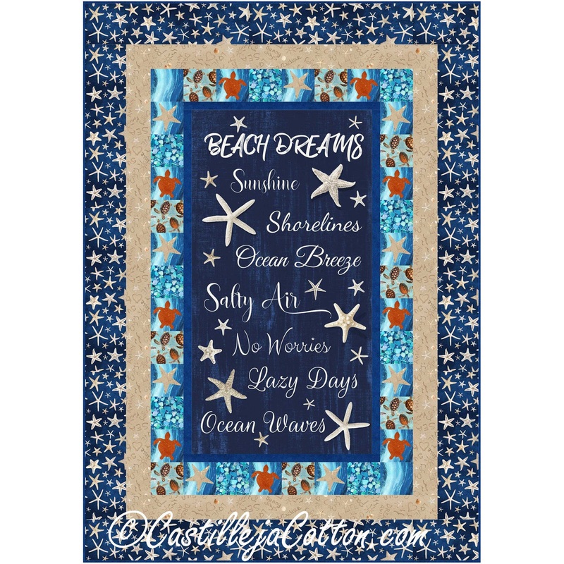 Beach And Turtles Downloadable Pattern