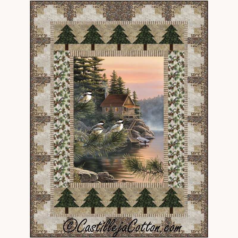 Cabin By The Lake Downloadable Pattern