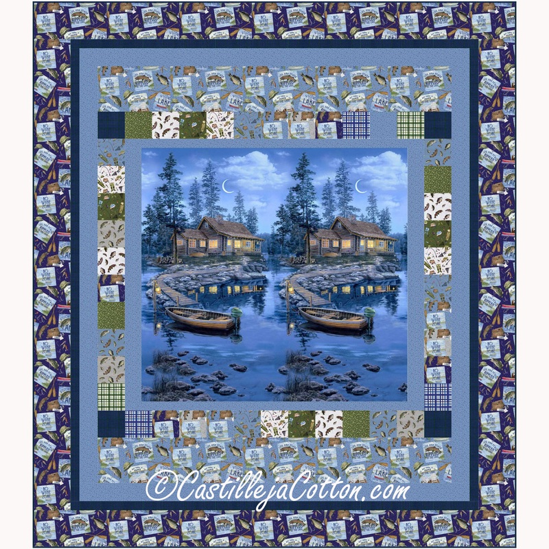 Cabins By The Lakeside Downloadable Pattern