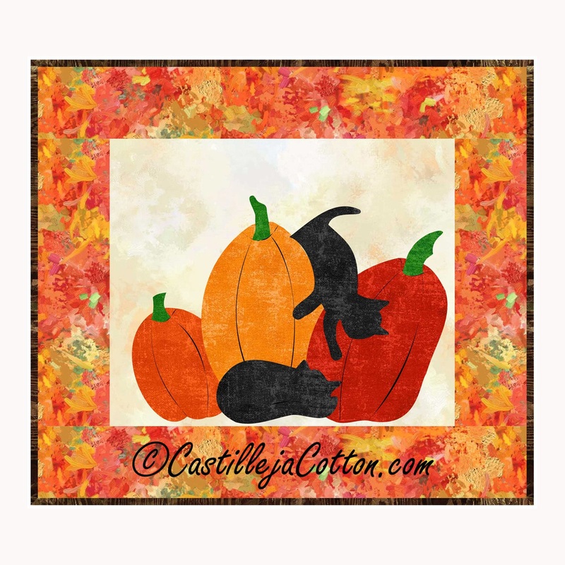 Cats and Pumpkins Downloadable Pattern