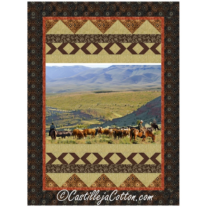 Cattle Round Up Downloadable Pattern