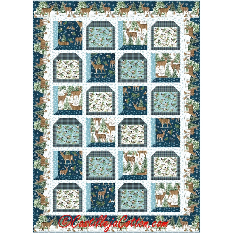Deer And Birds Downloadable Pattern