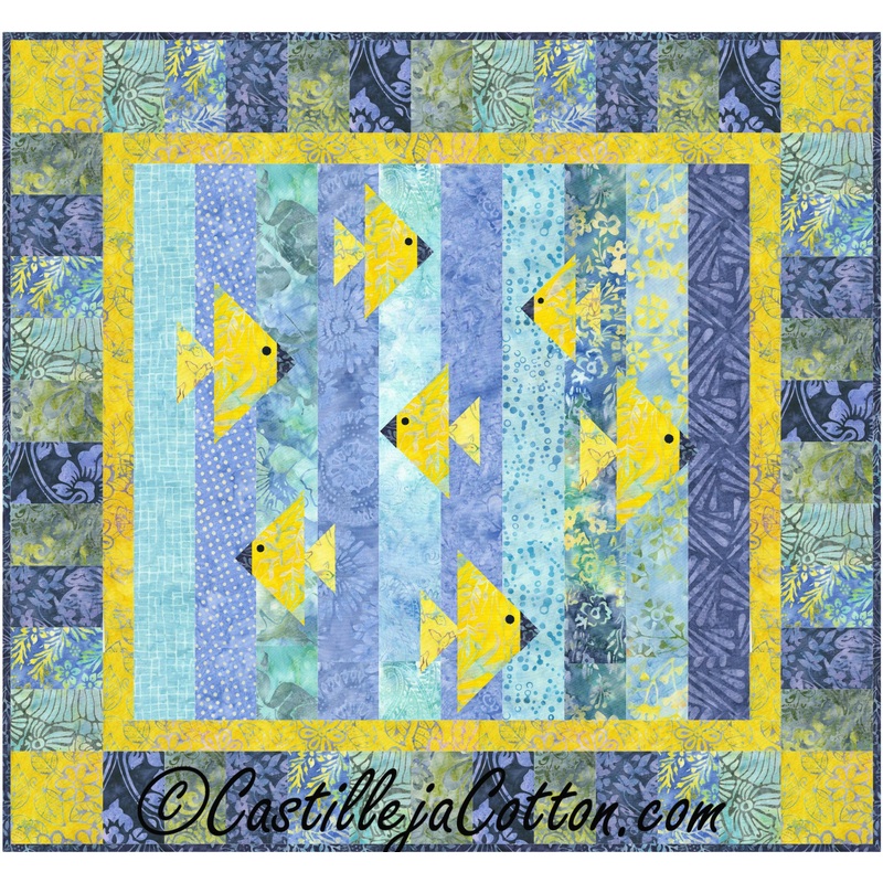 Fish Miling About Downloadable Pattern