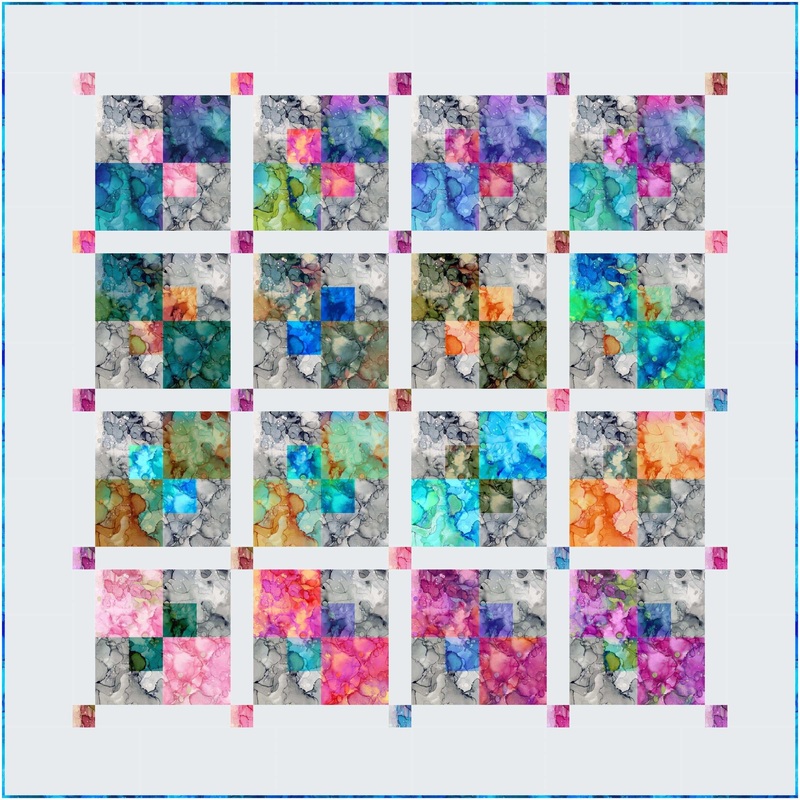 Fluid Tiles Downloadable Pattern