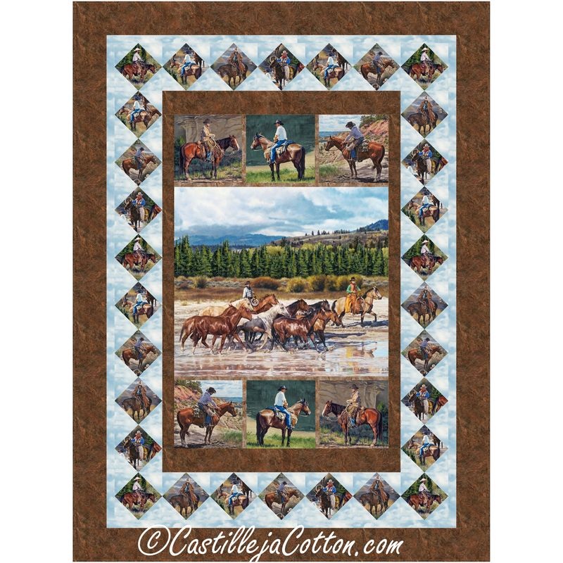 Horse Roundup Downloadable Pattern