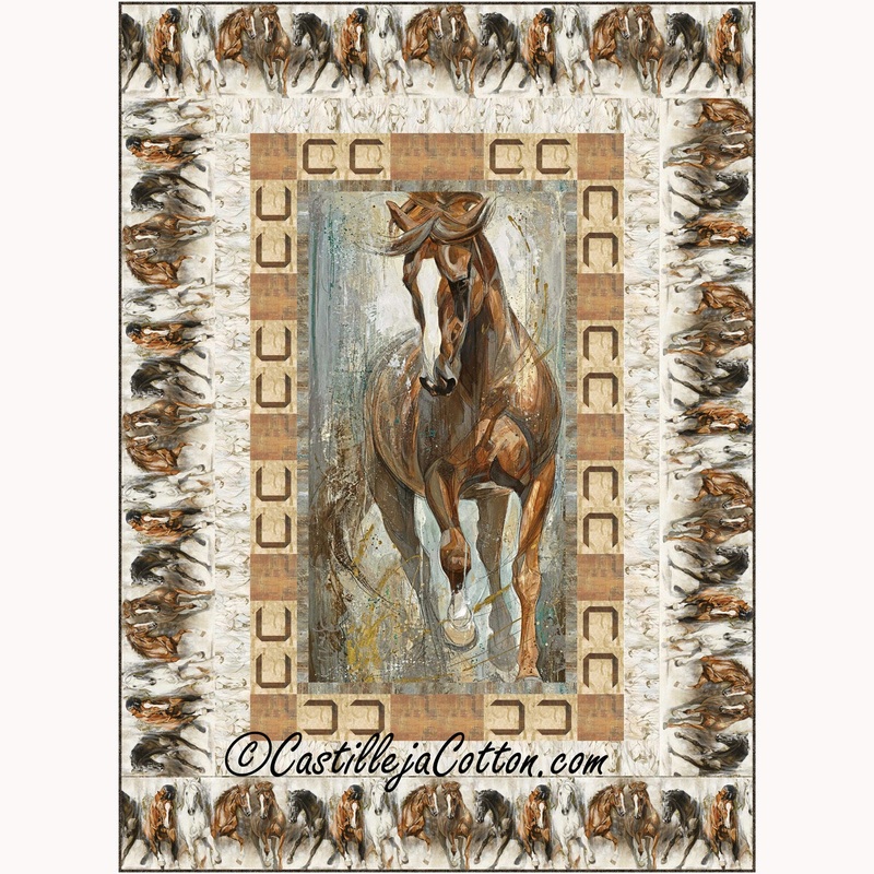 Horses And Horseshoes Downloadable Pattern